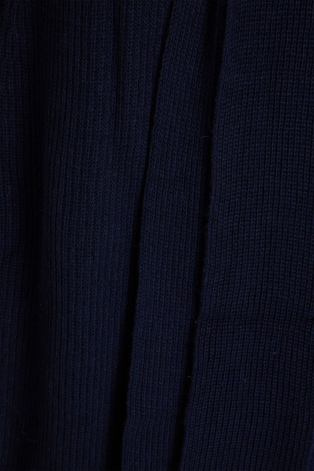 REDVALENTINO Tie-detailed ribbed-knit cardigan