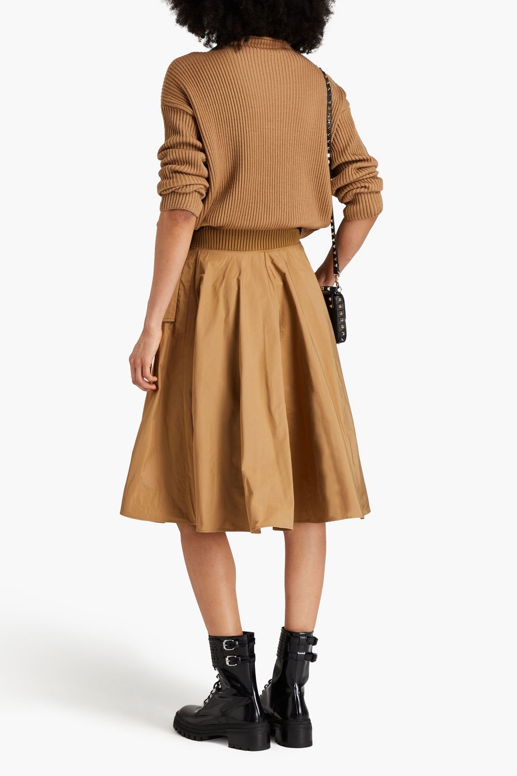 REDVALENTINO Midirock aus Taft