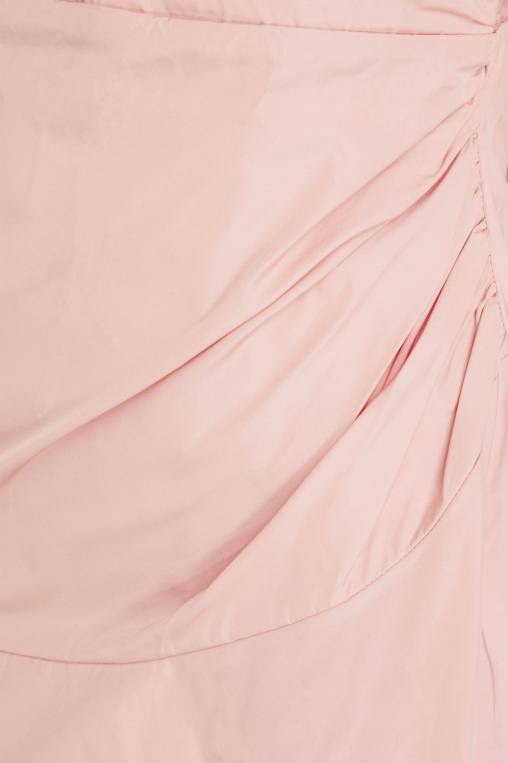 REDVALENTINO فستان قصير ملتفّ من التفتا بتصميم ملموم