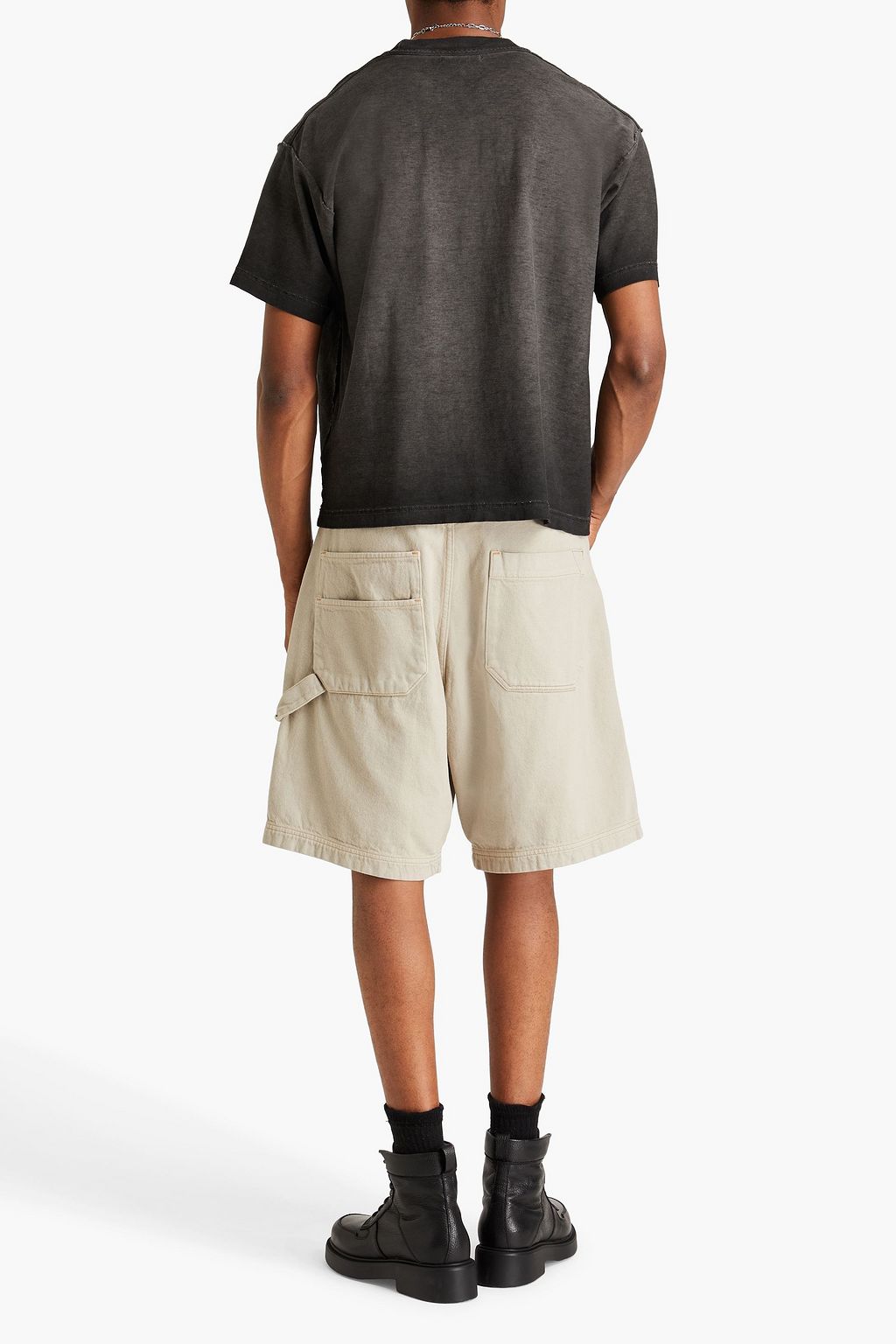 JOHN ELLIOTT Pheonix faded cotton-jersey T-shirt