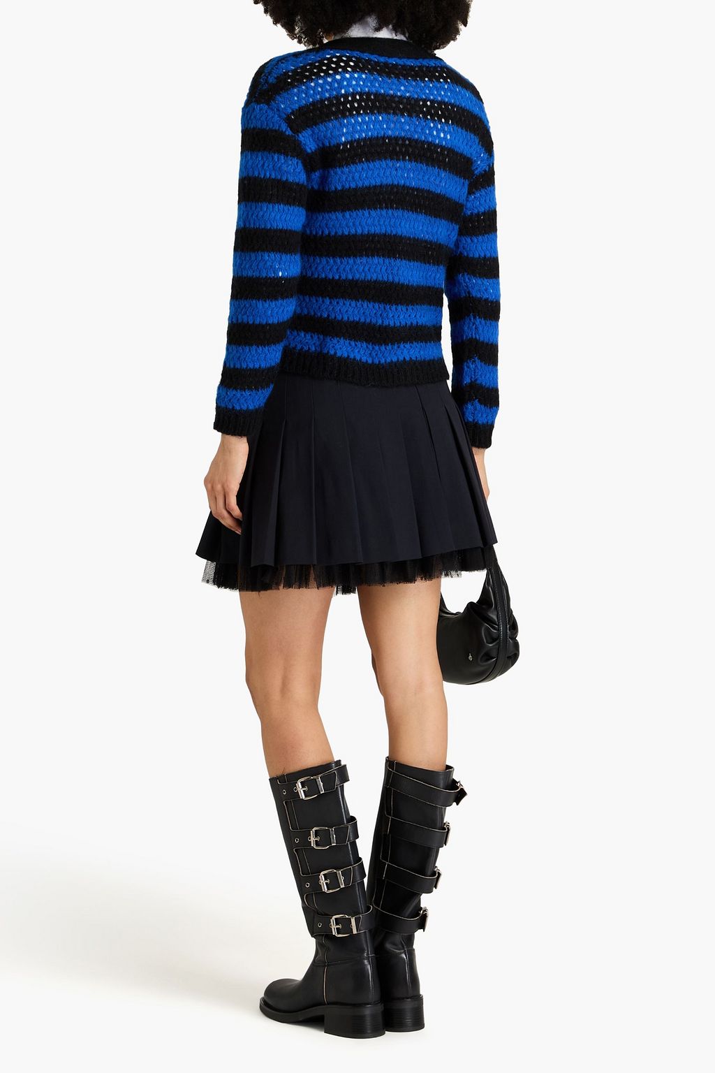 REDVALENTINO كارديغان محبوك بتصميم مخطط