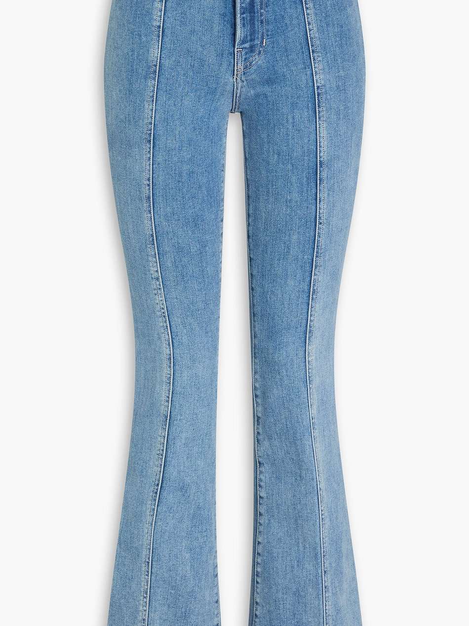 beverly high-rise flared jeans