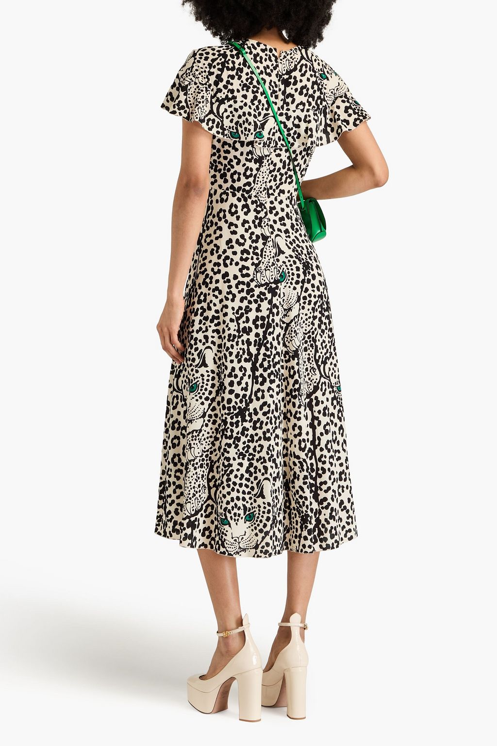 FRV Printed crepe sleeveless midi dress - Las Delicias main image 1