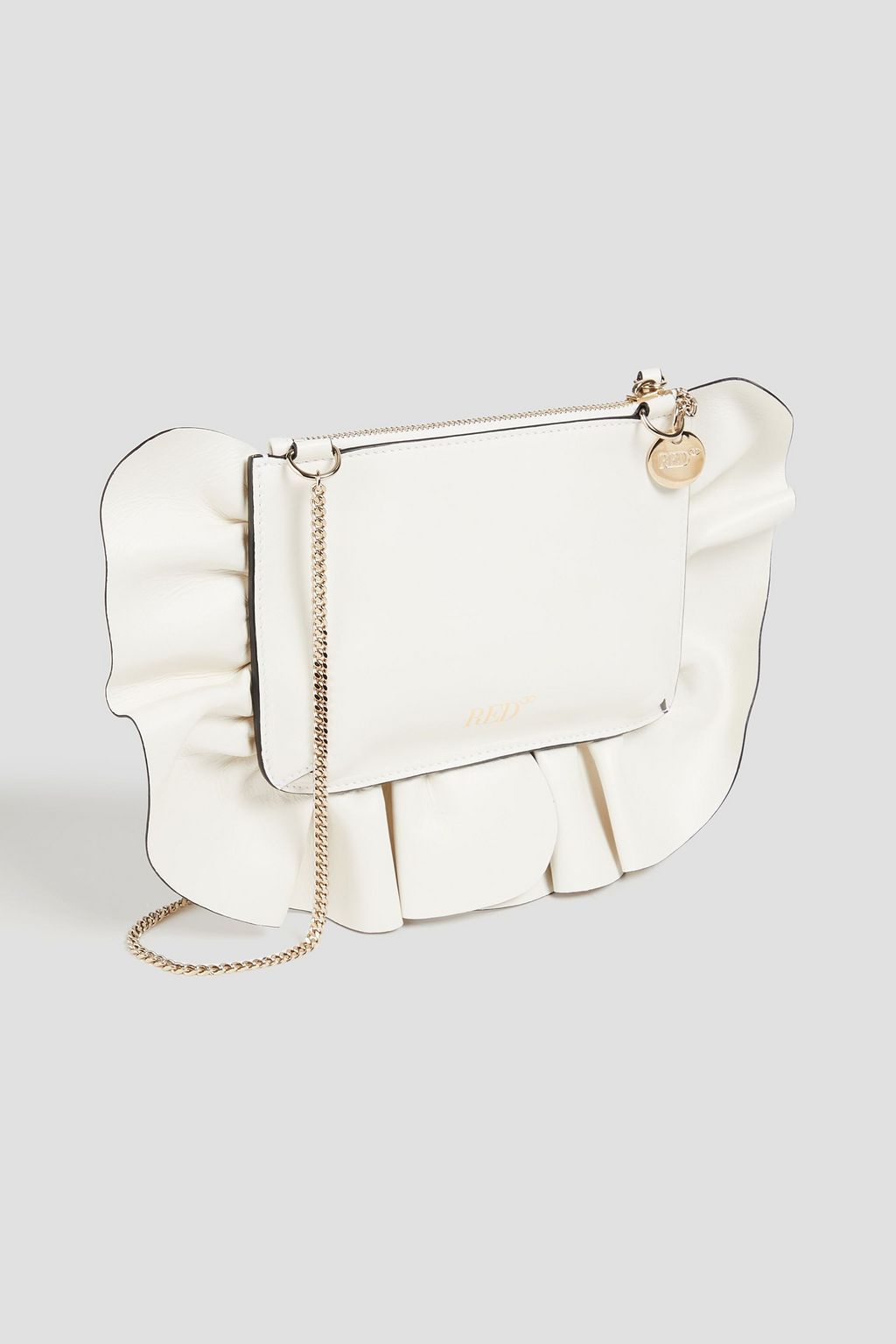 RED(V) Rock Ruffles Schultertasche aus Leder