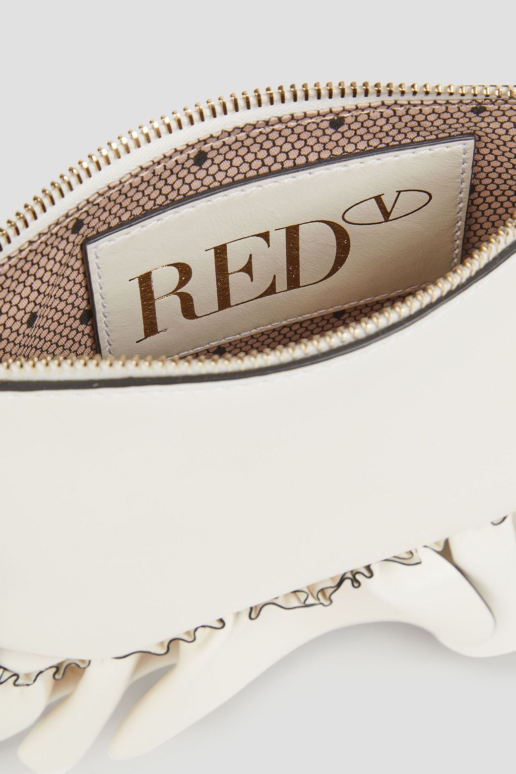 RED(V) Rock Ruffles Schultertasche aus Leder