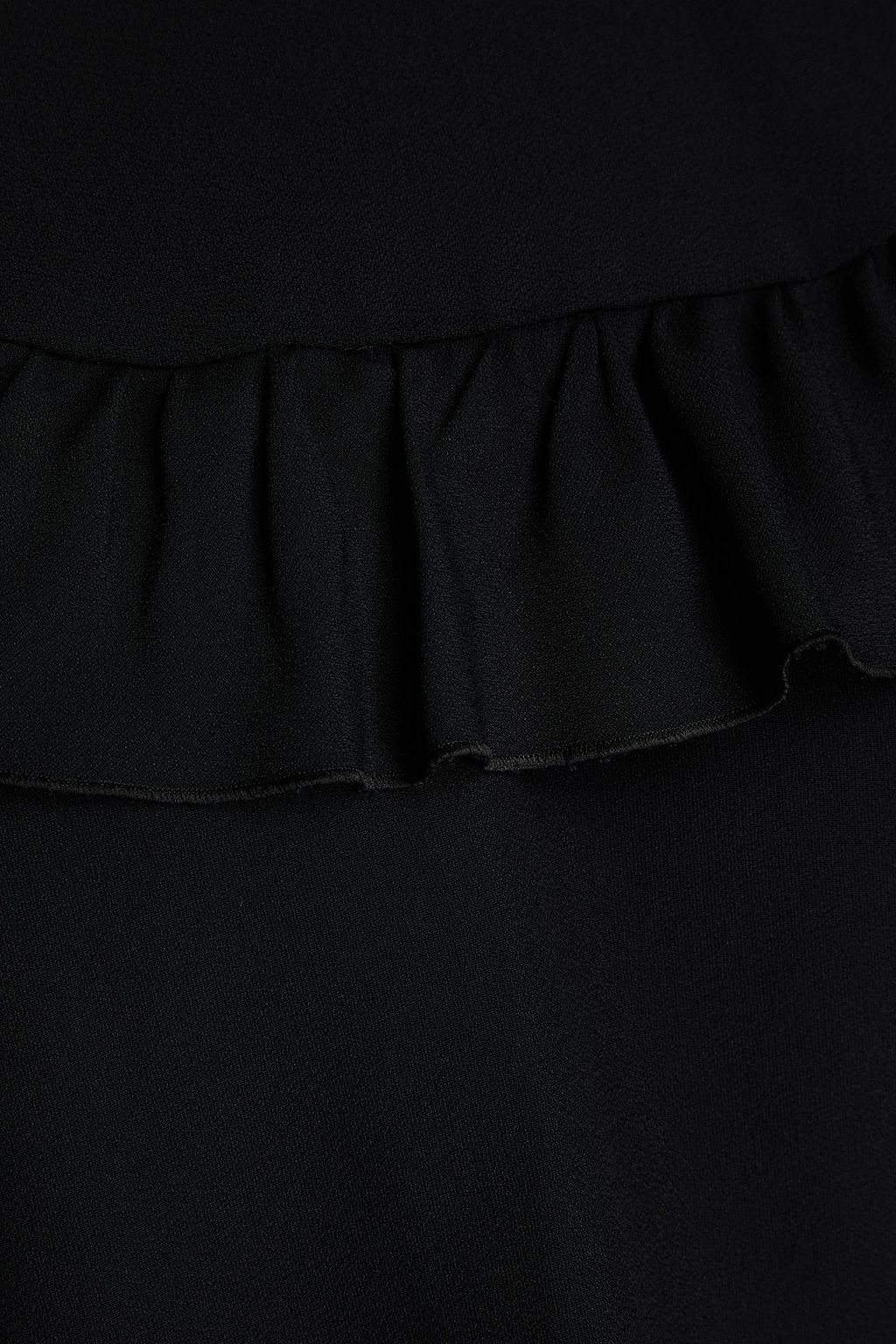REDVALENTINO Ruffled crepe blouse