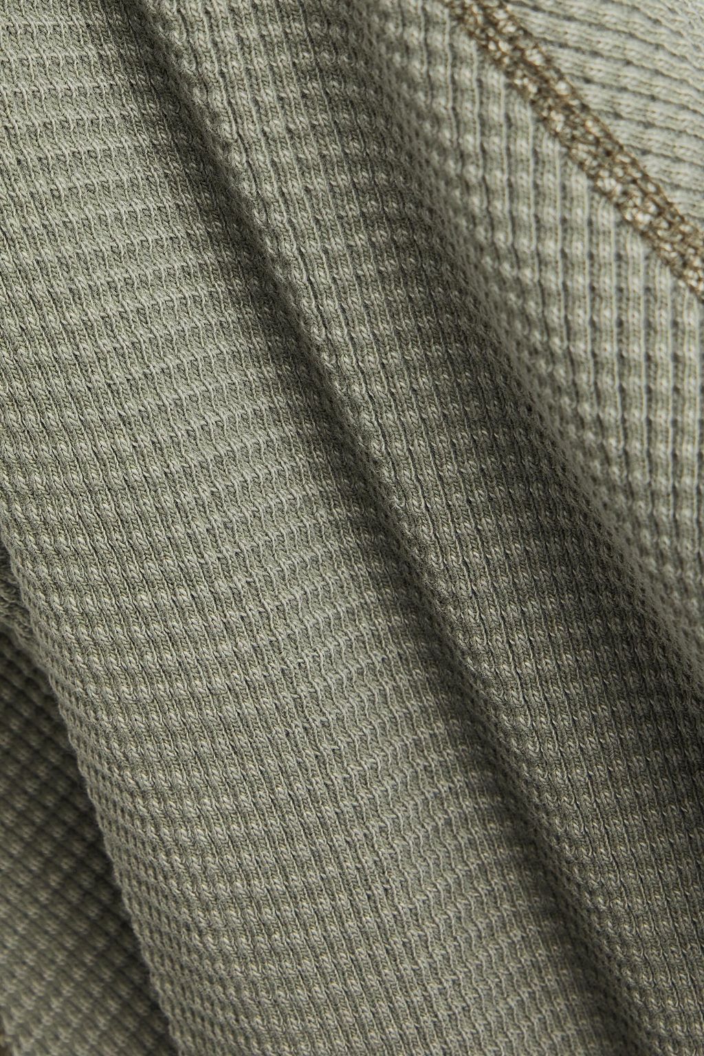 JOHN ELLIOTT Waffle-knit cotton sweatshirt
