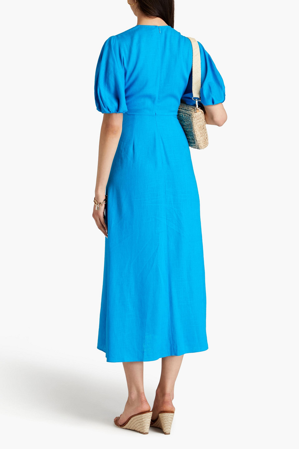 Diane Von Furstenberg Majorie Dress In Cerulean In Azure