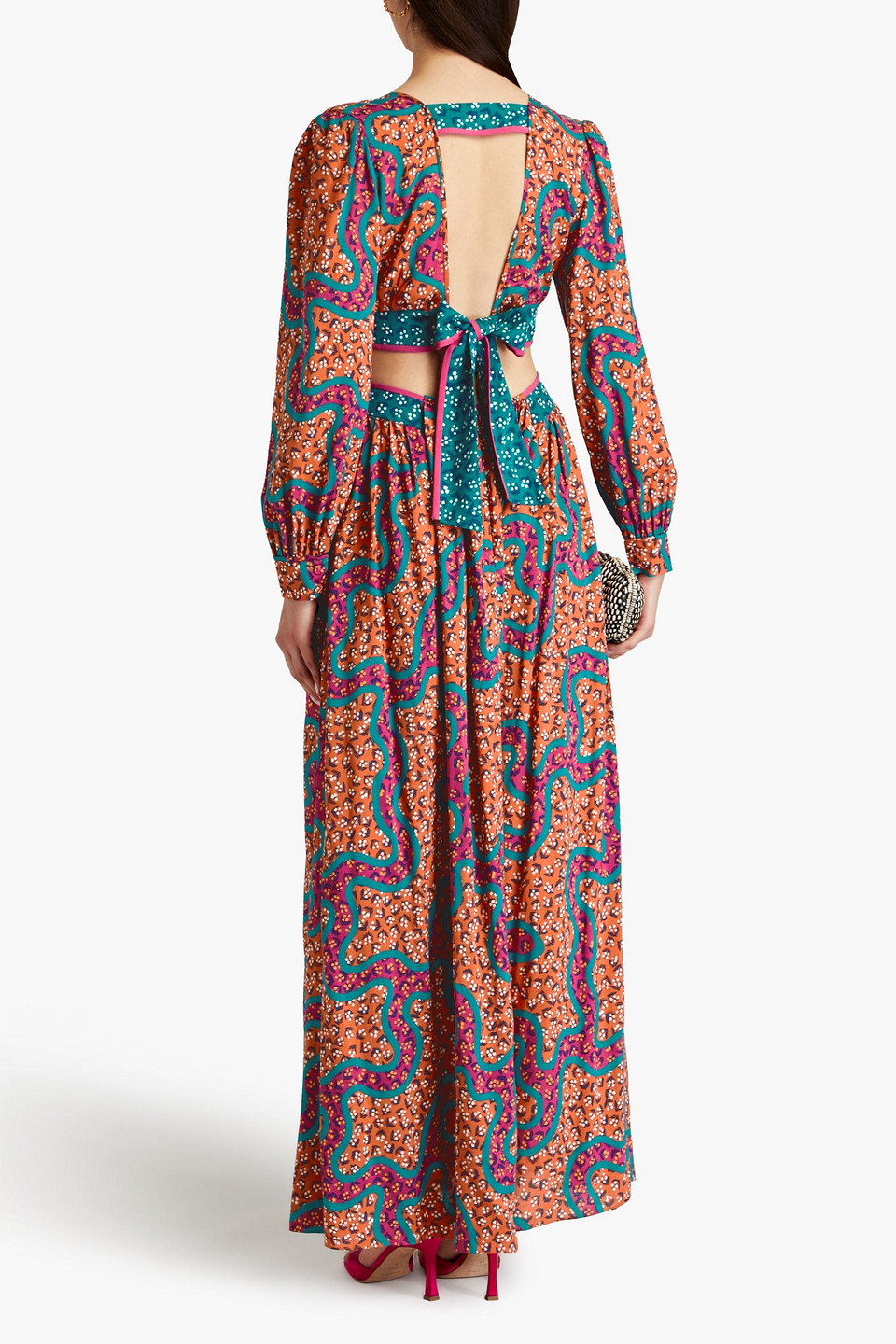 Diane Von Furstenberg Jenifer Maxi Dress In Tan