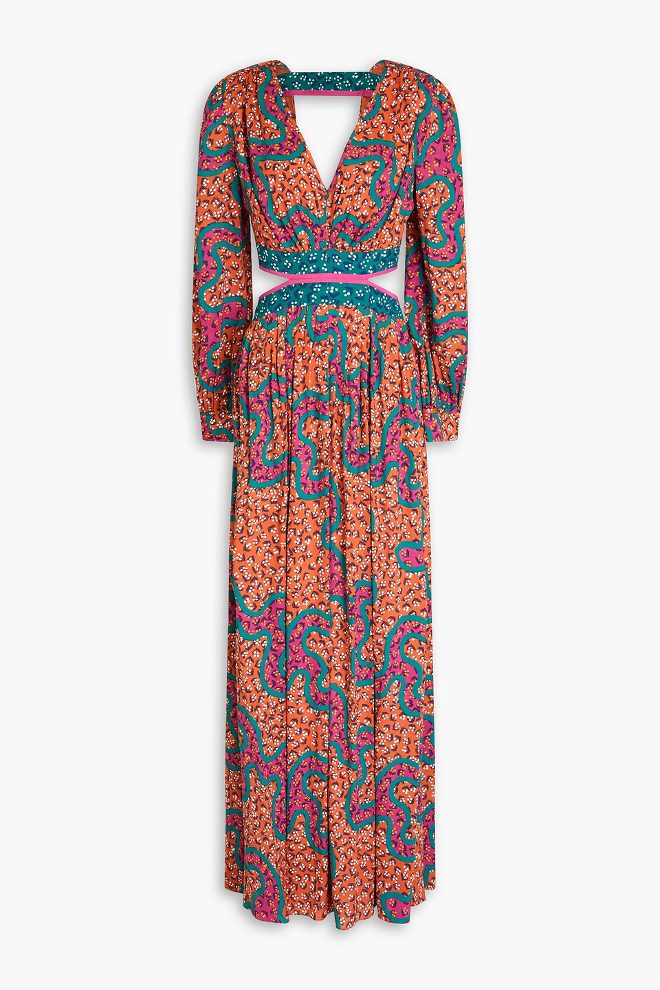 Diane Von Furstenberg Jenifer Maxi Dress In Tan