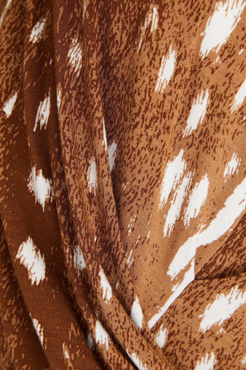 DIANE VON FURSTENBERG فستان "مارشا" متوسط الطول بتصميم منسدل مزين بطبعات