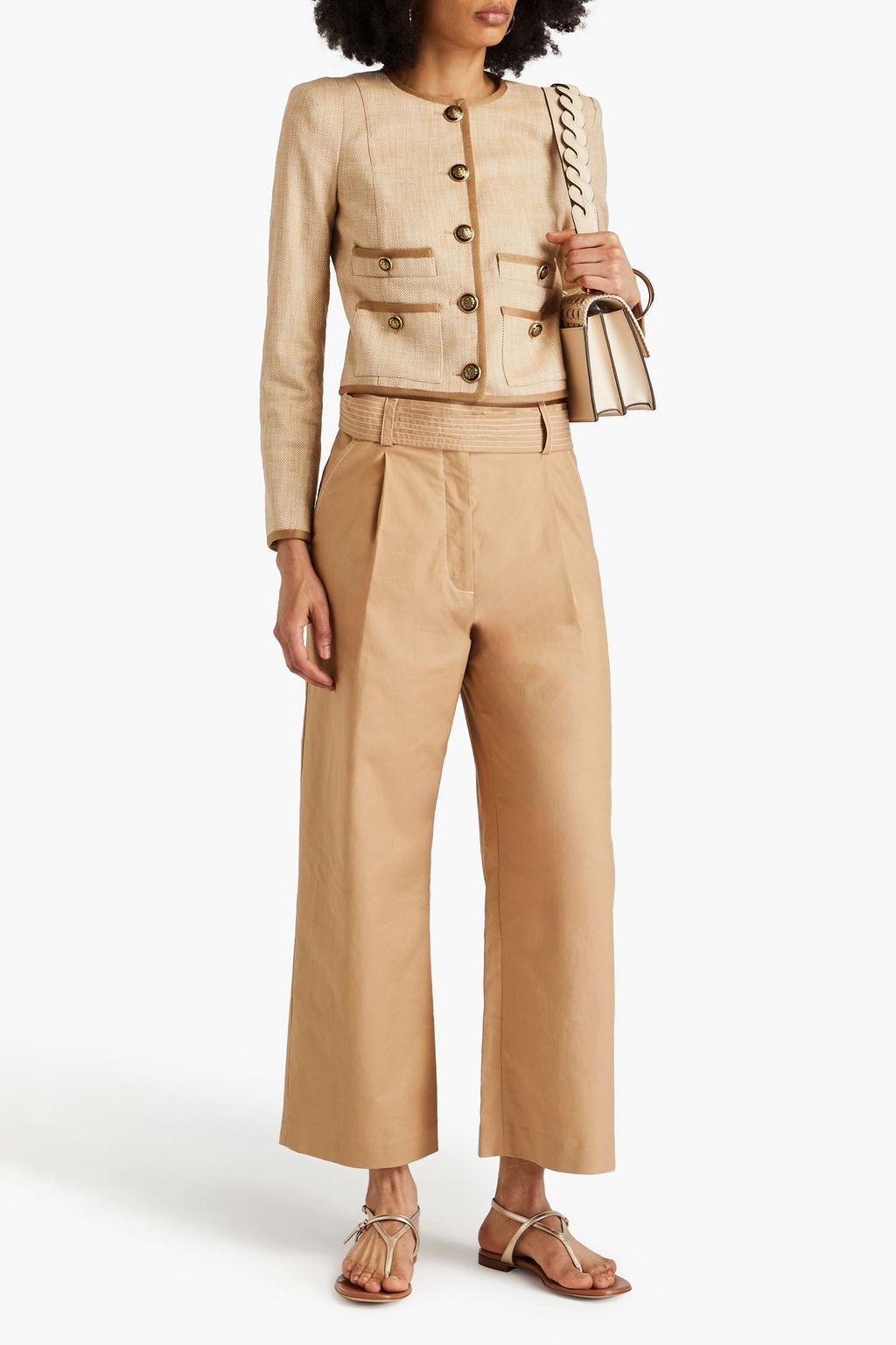 VERONICA BEARD Charisse cotton-blend tweed jacket