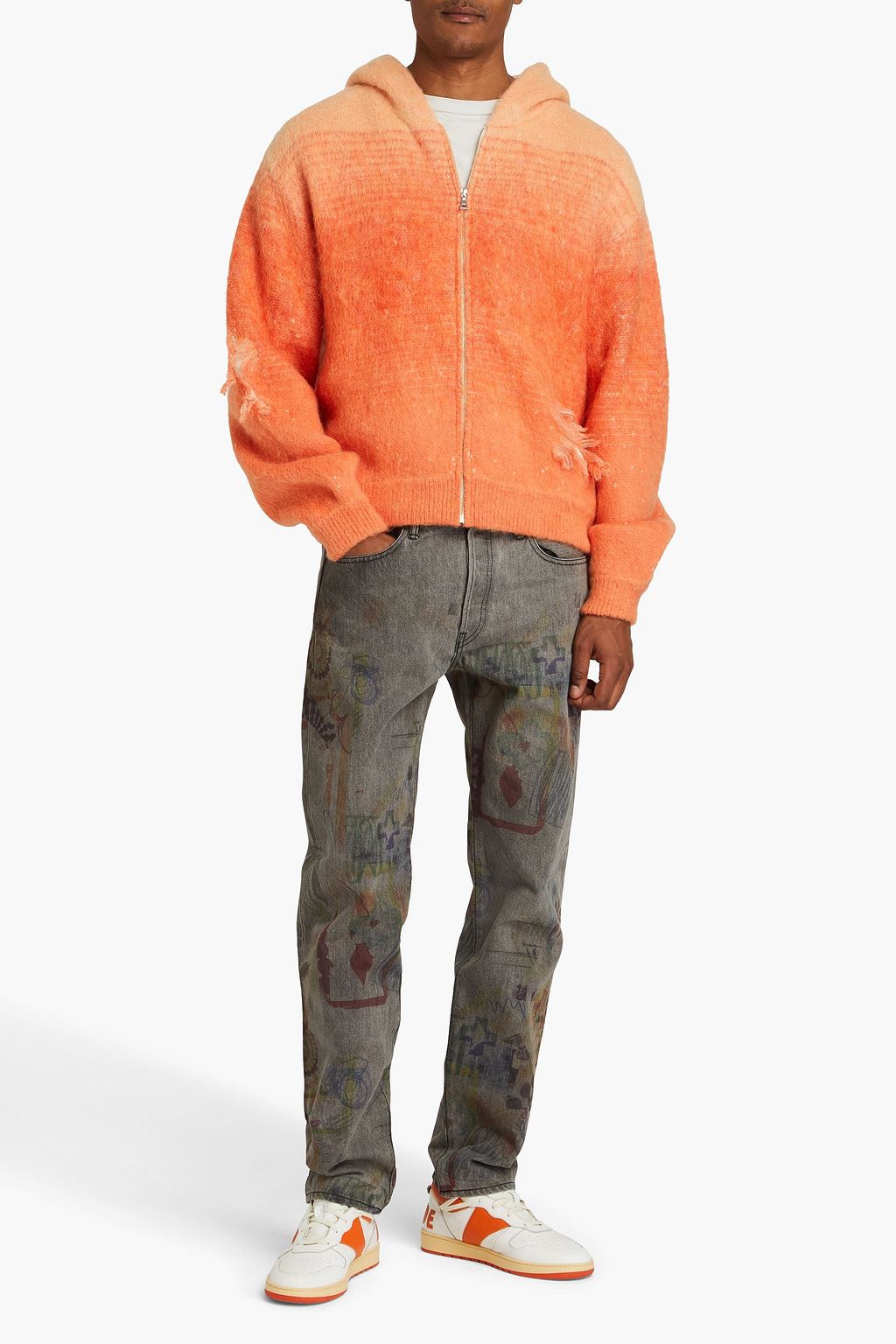 JOHN ELLIOTT Daze printed denim jeans