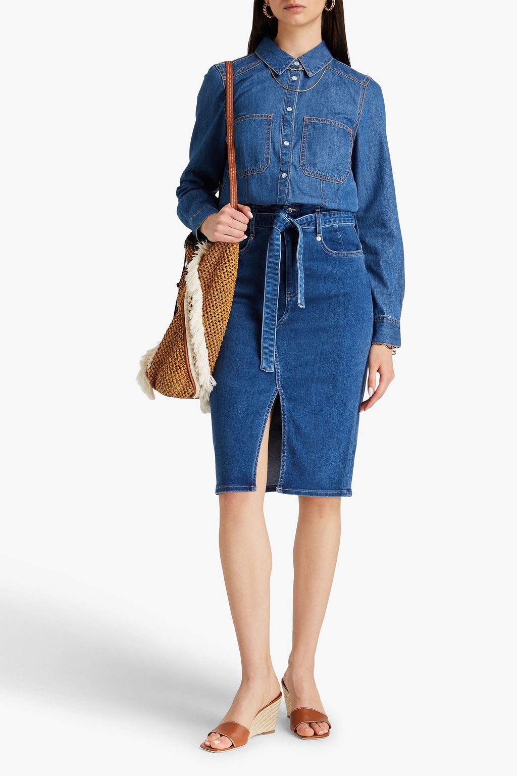 VERONICA BEARD Farina denim shirt