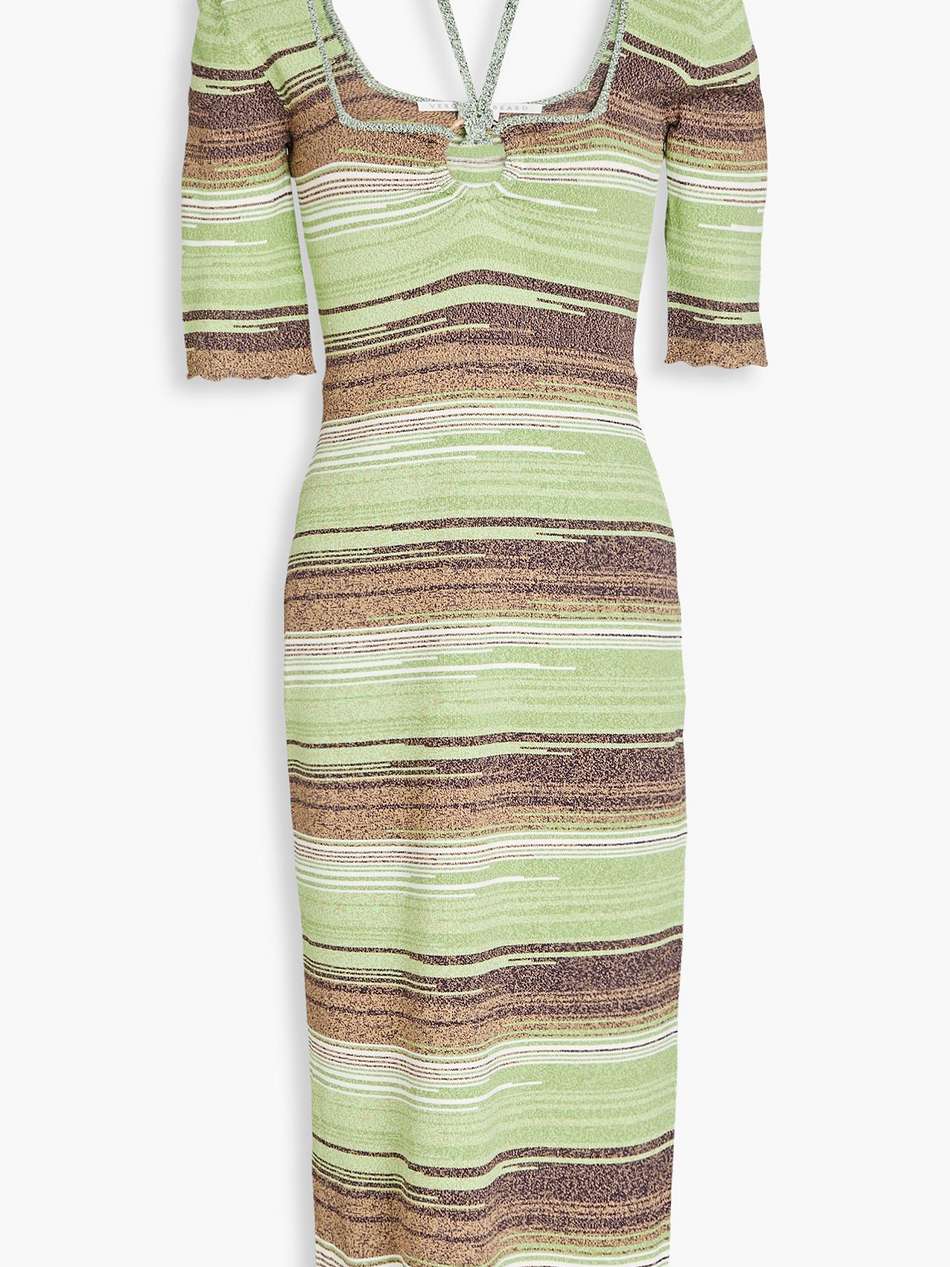 kante space-dyed knitted midi dress