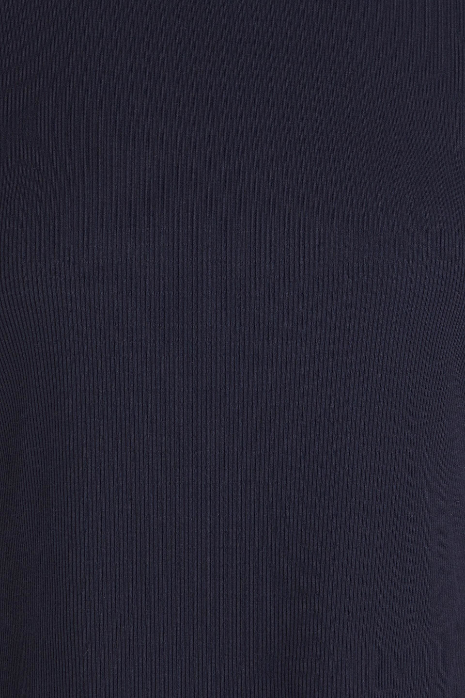 Veronica Beard Ruffled Broderie Anglaise-trimmed Cotton-blend Jersey Top In Navy
