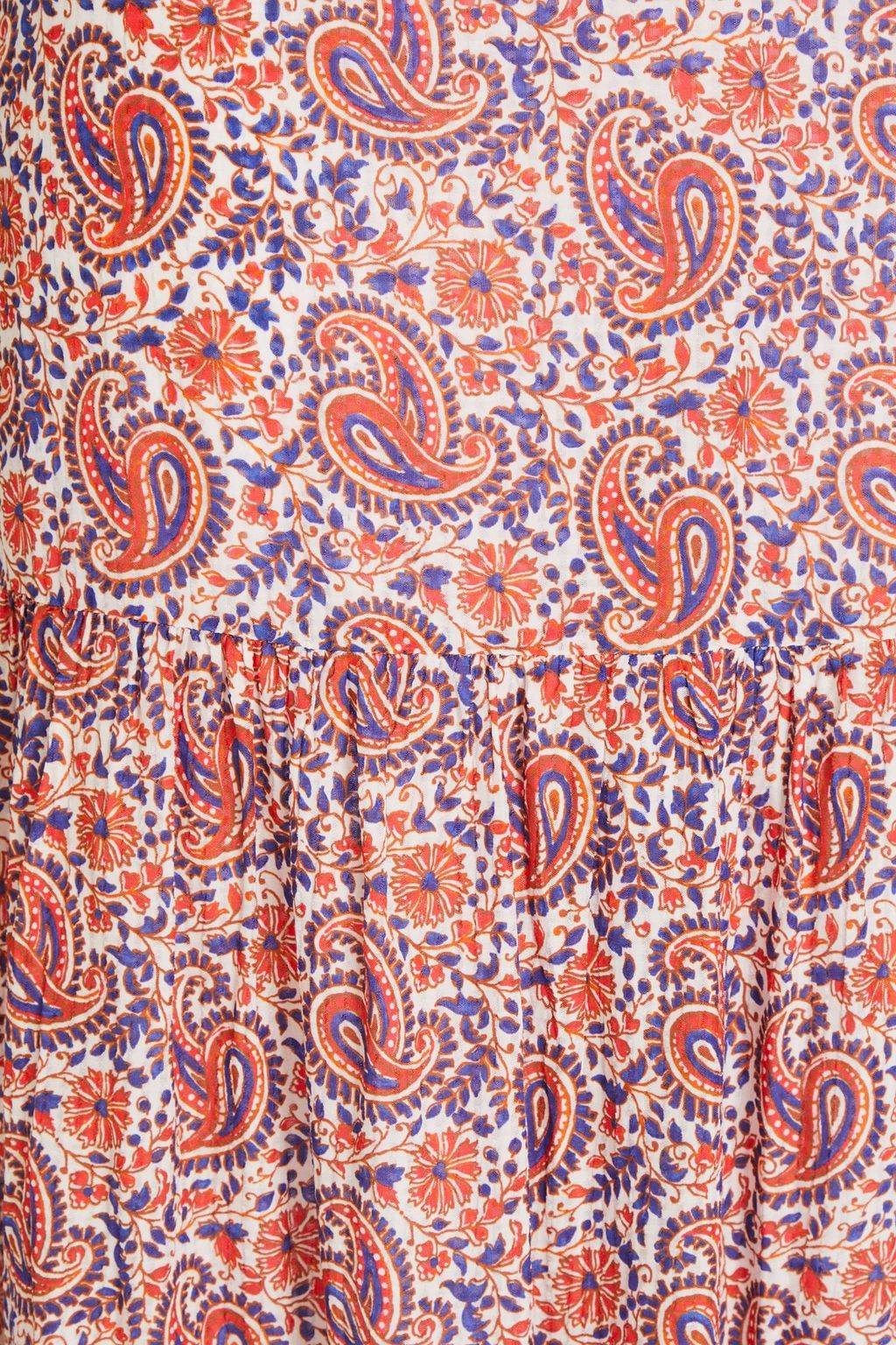 VERONICA BEARD Serence paisley-print pleated jacquard maxi skirt