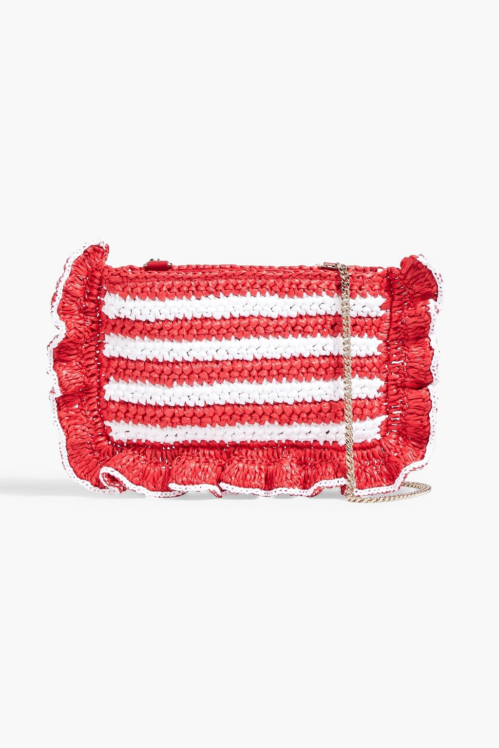 Ruffles red bag hotsell