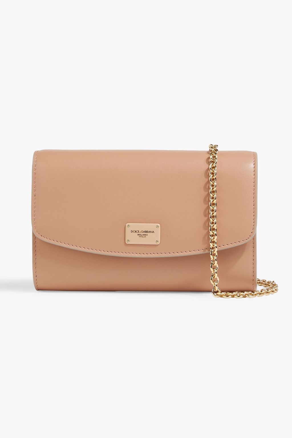 DOLCE GABBANA Leather clutch THE OUTNET