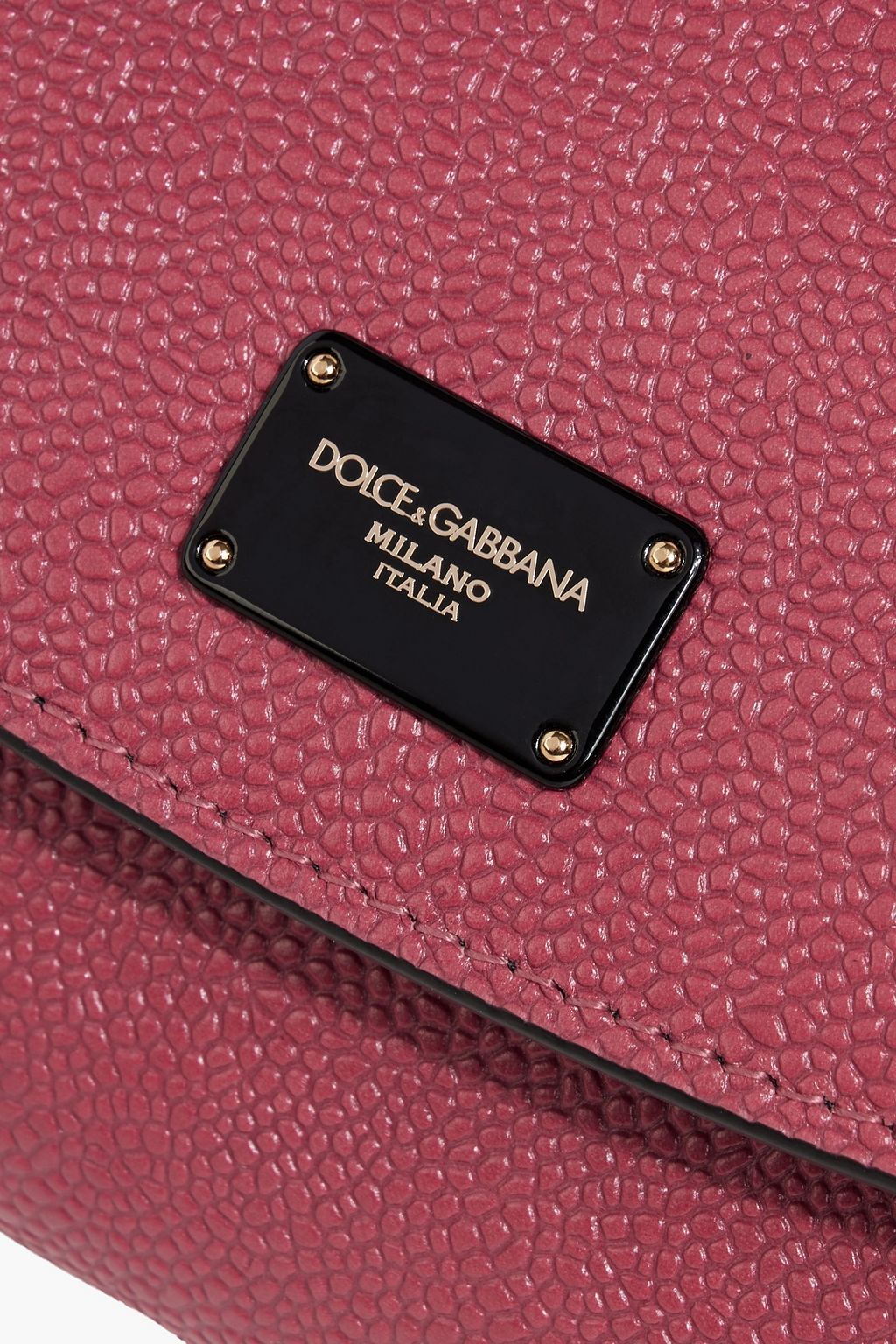 DOLCE&GABBANA Embossed leather clutch