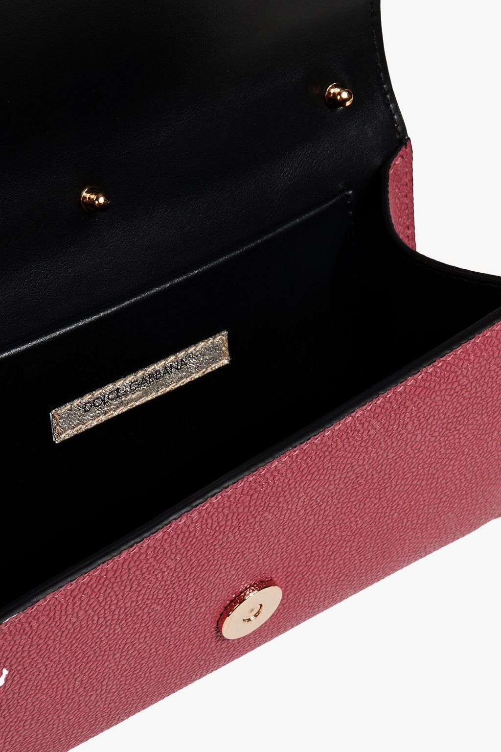 DOLCE&GABBANA Embossed leather clutch