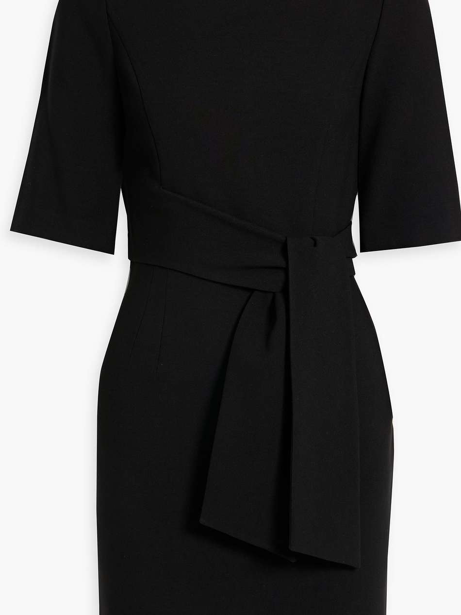 virgil tie-detailed ponte mini dress