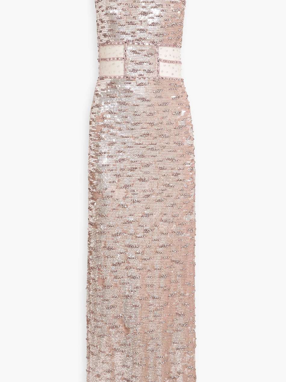 nixie sequined tulle gown