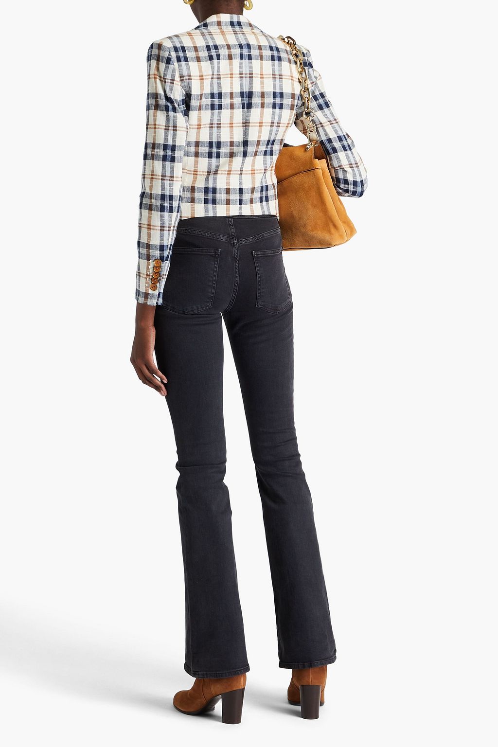 VERONICA BEARD High-rise flared jeans