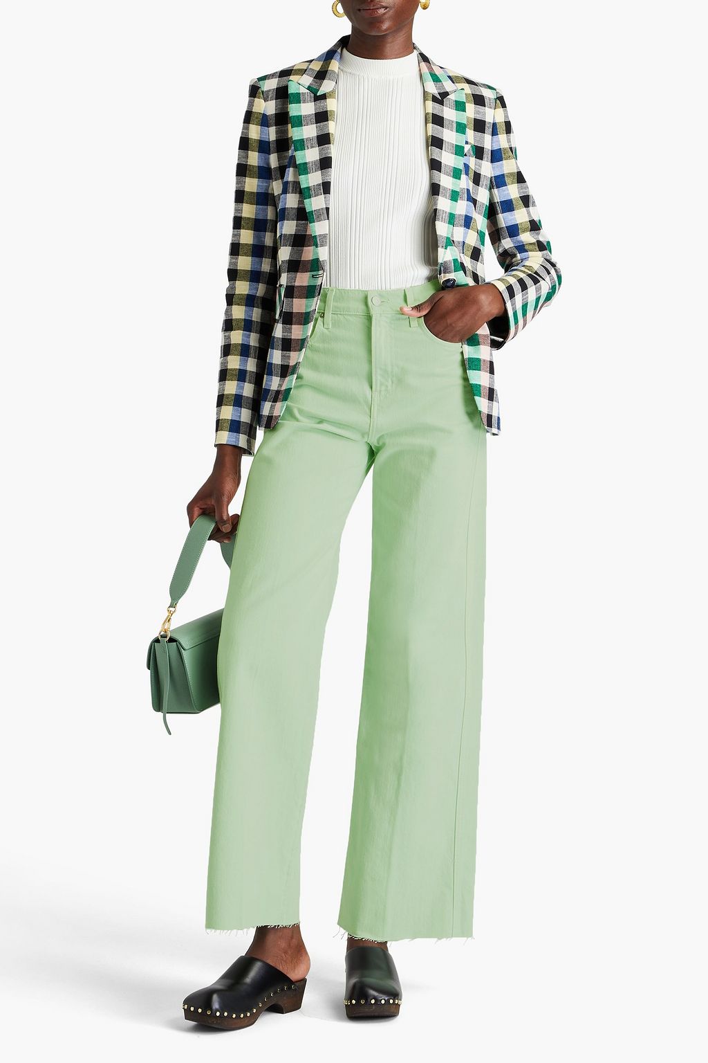 VERONICA BEARD High-rise wide-leg jeans
