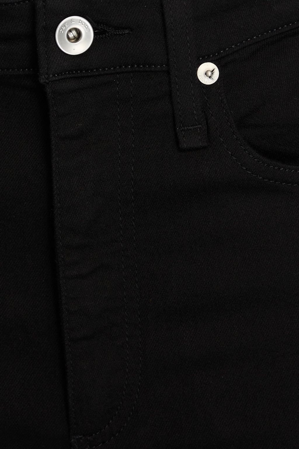 RAG & BONE جينز "كاسي" بحواف واسعة ومسترخية وخصر مرتفع