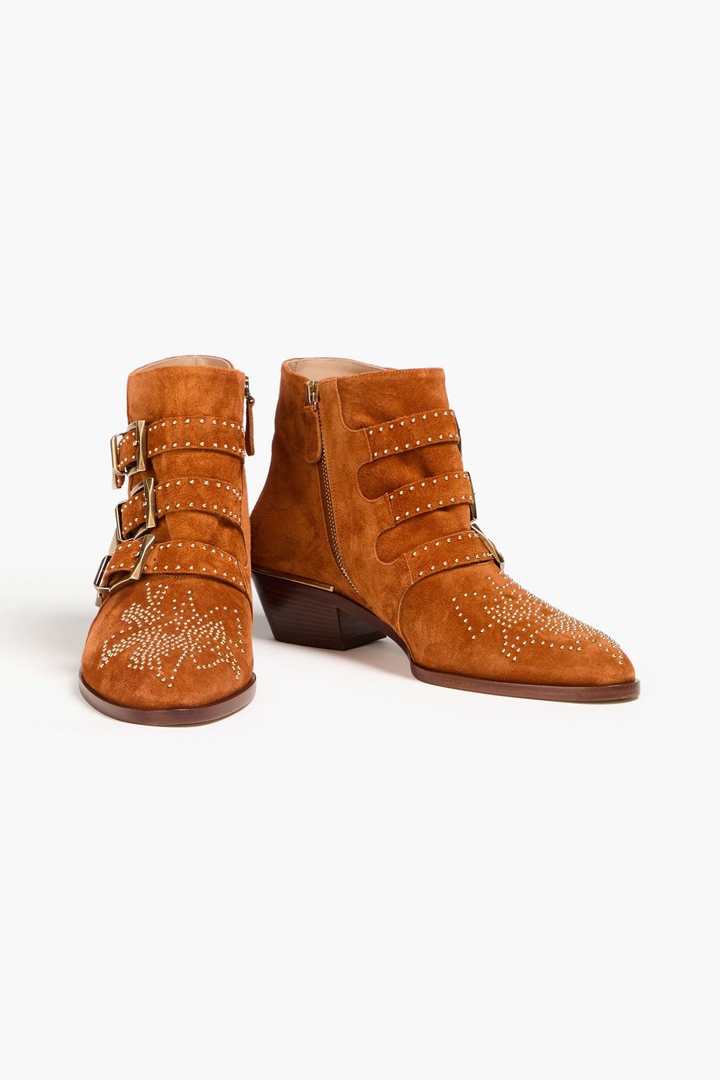 CHLOÉ Susanna studded suede ankle boots