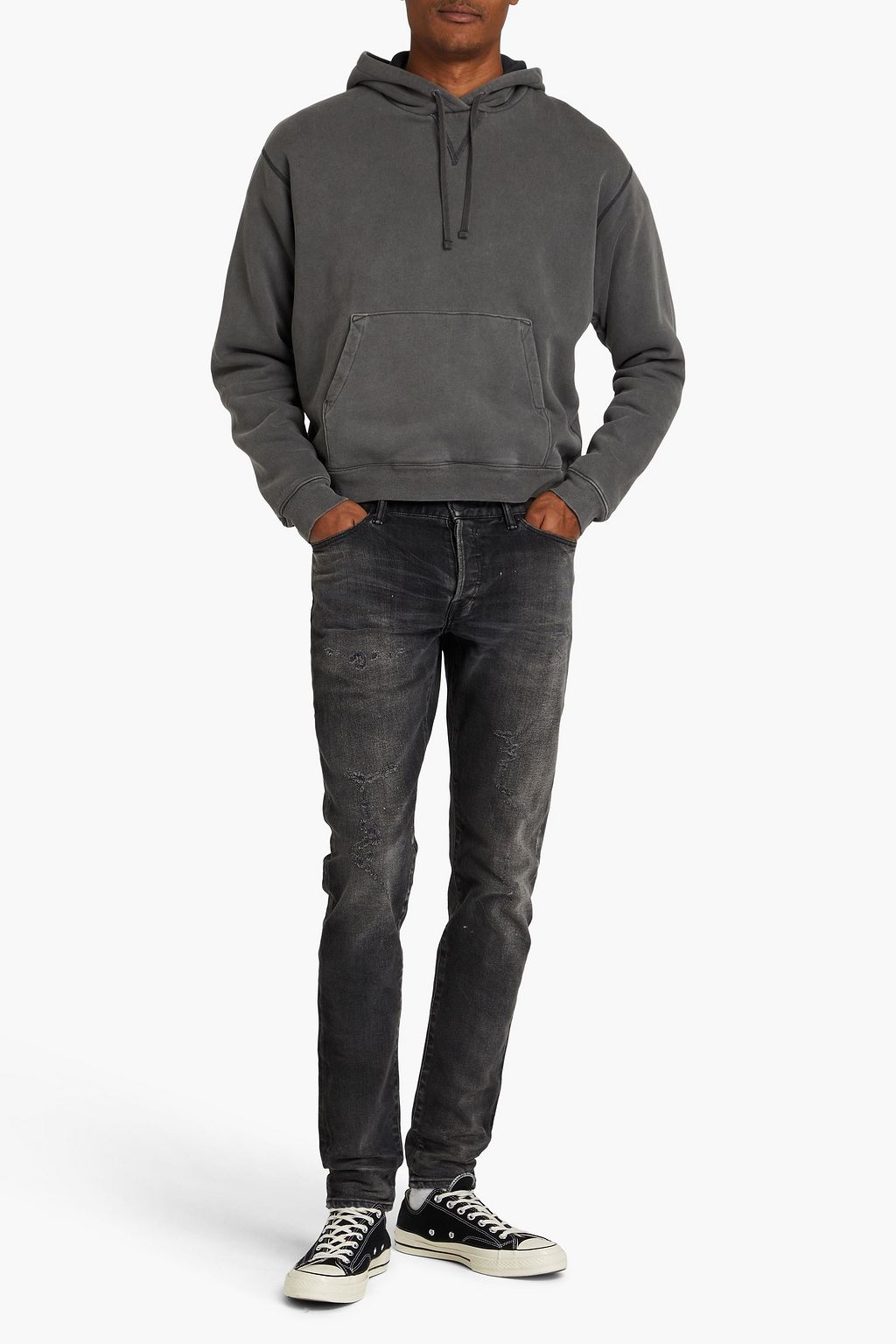 JOHN ELLIOTT Distressed denim jeans