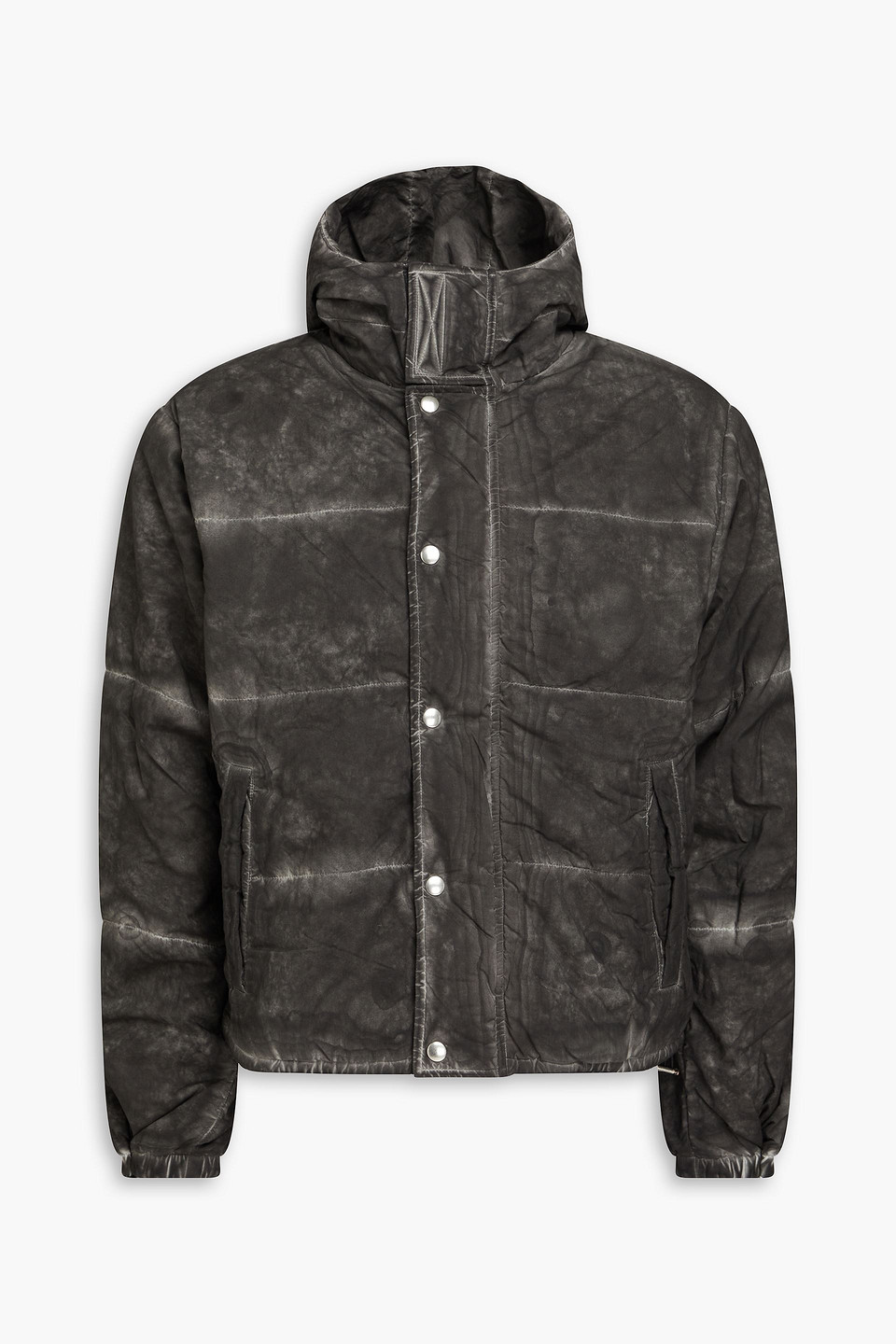 John Elliott Grey Pico Puffer Jacket In Charcoal