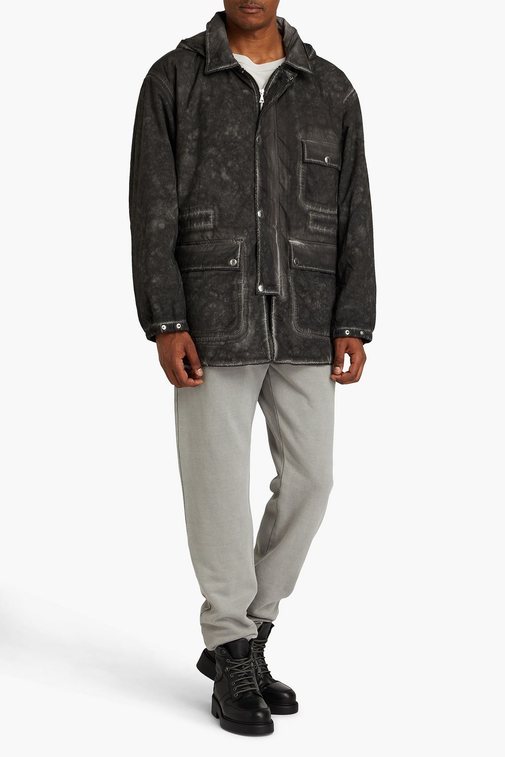 JOHN ELLIOTT 코튼 후드 파카