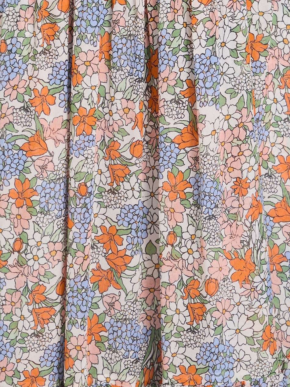 florencia tiered floral-print silk-chiffon maxi dress