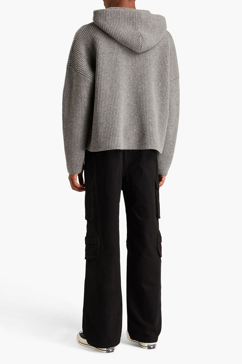 JOHN ELLIOTT Ribbed wool hoodie