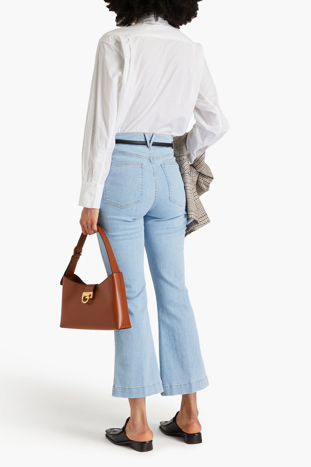 VERONICA BEARD High-rise flared jeans