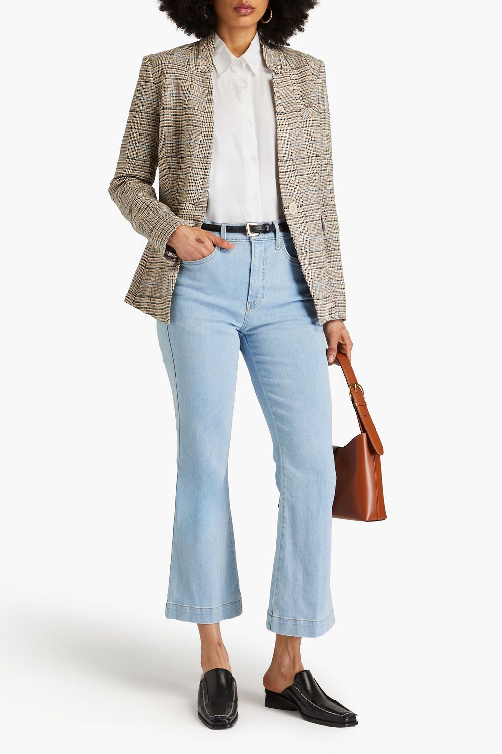VERONICA BEARD High-rise flared jeans