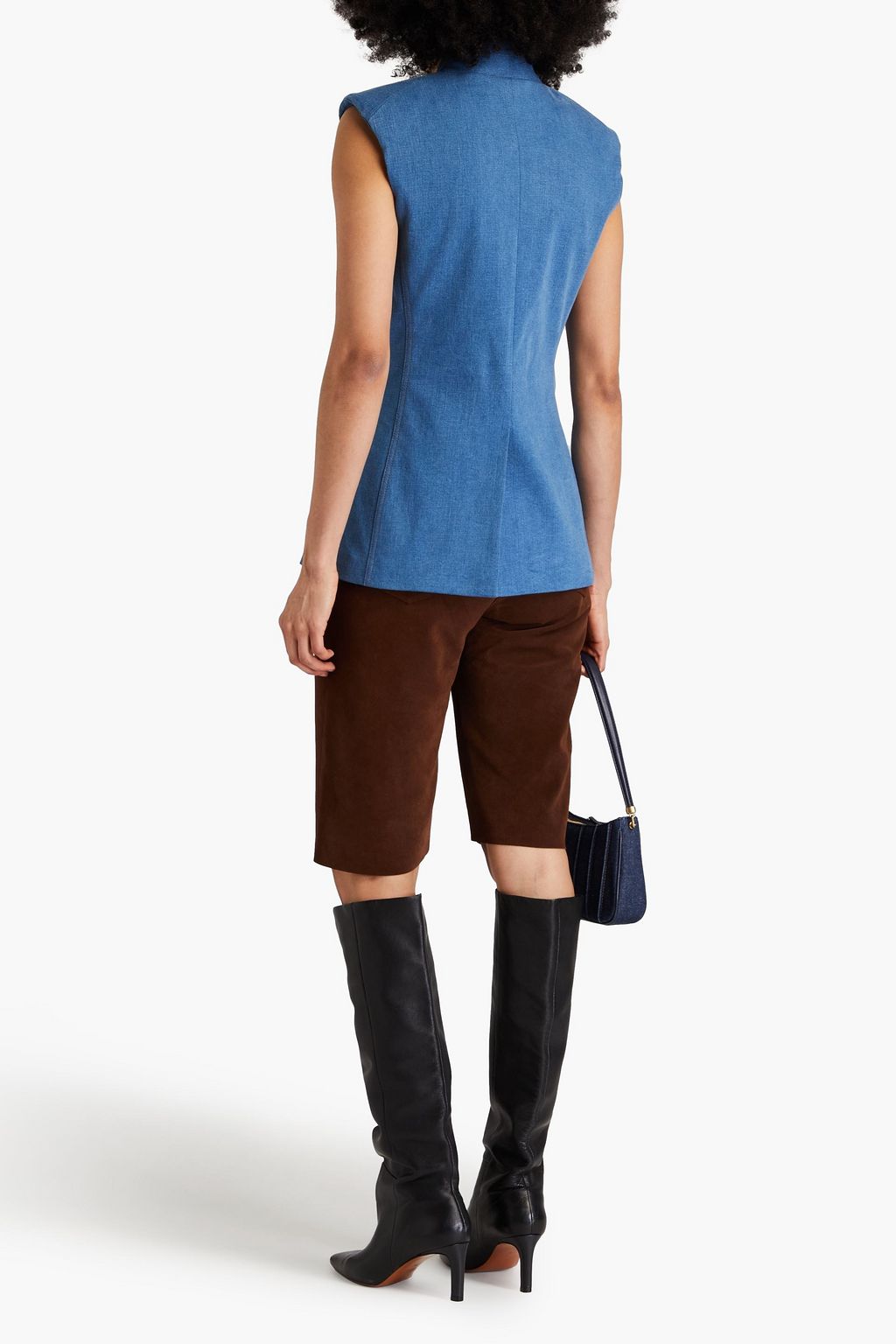 VERONICA BEARD Amika double-breasted denim vest