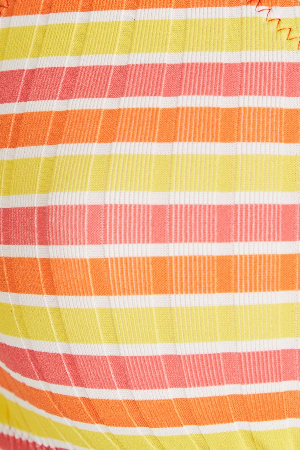 SOLID & STRIPED توب بيكيني Rachel بتصميم مضلّع ومخطط