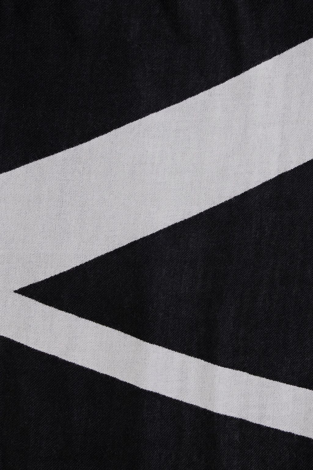 VALENTINO GARAVANI Logo-print wool, cashmere and silk-blend jacquard scarf