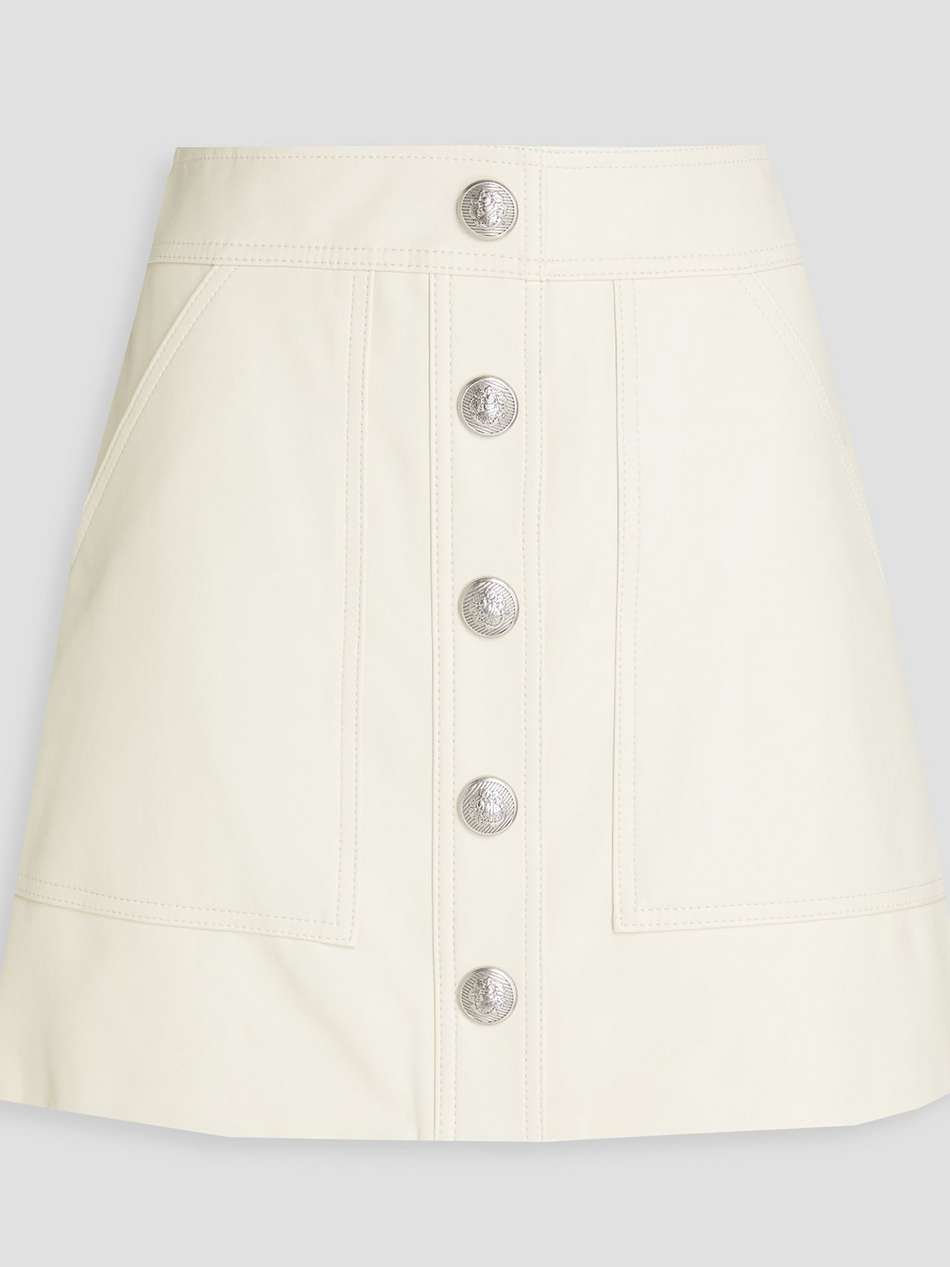 arez button-embellished mini skirt