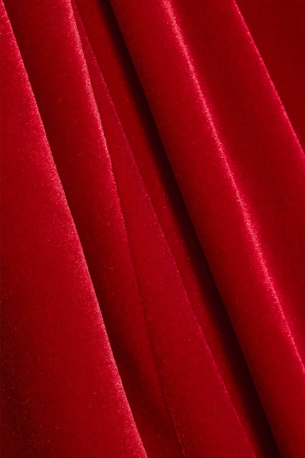 NORMA KAMALI Cutout stretch-velvet gown