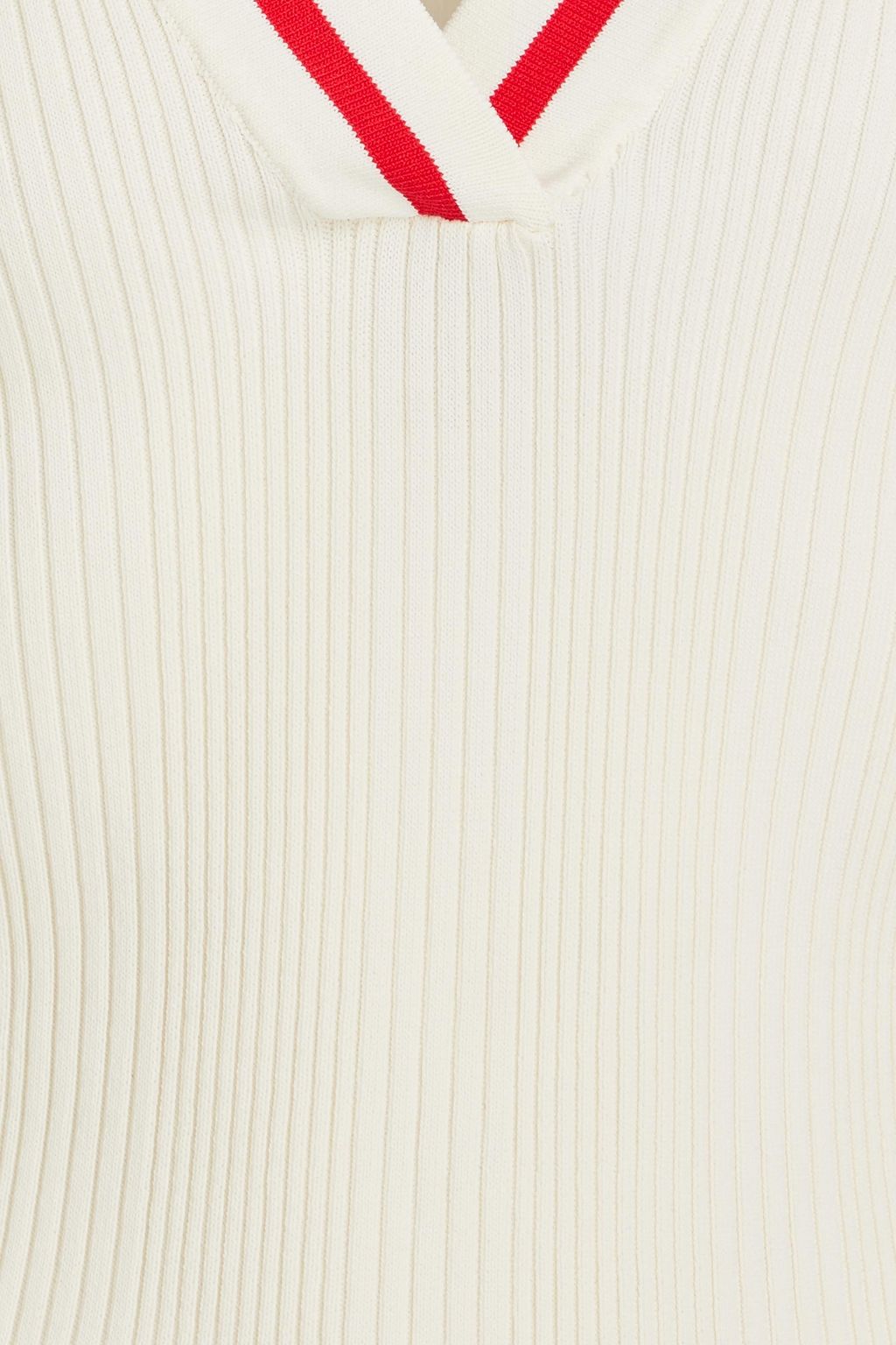 SOLID & STRIPED فستان قصير "ذا نيريسا" من نسيج بحبكة مضلّعة