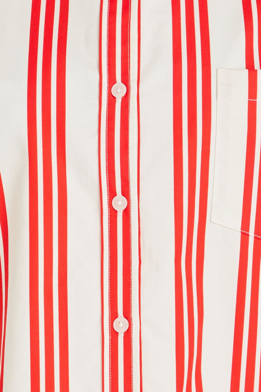 SOLID & STRIPED قميص " ذا ديلان"من قطن بوبلين بتصميم مخطط