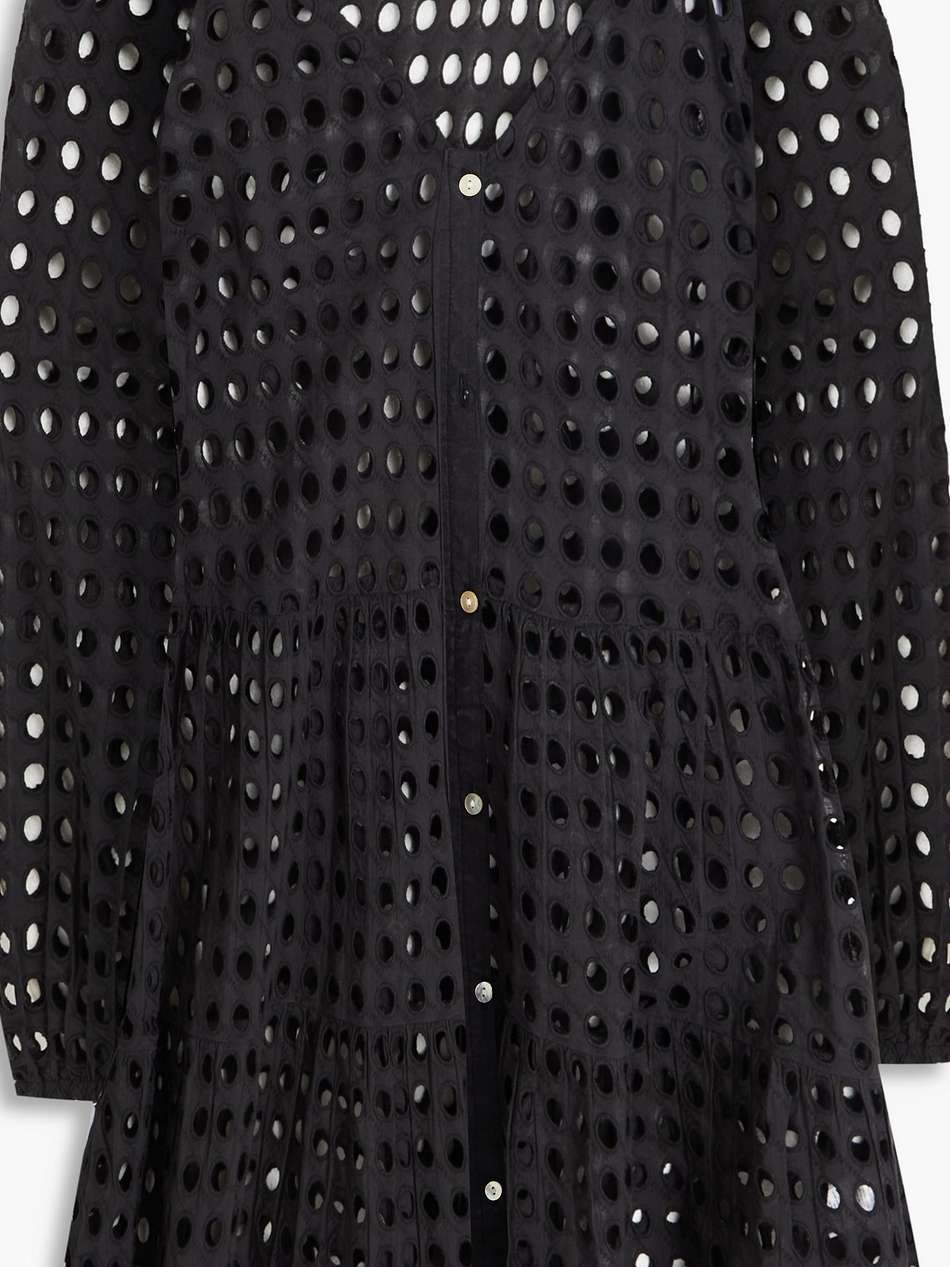 the evan broderie anglaise cotton mini dress