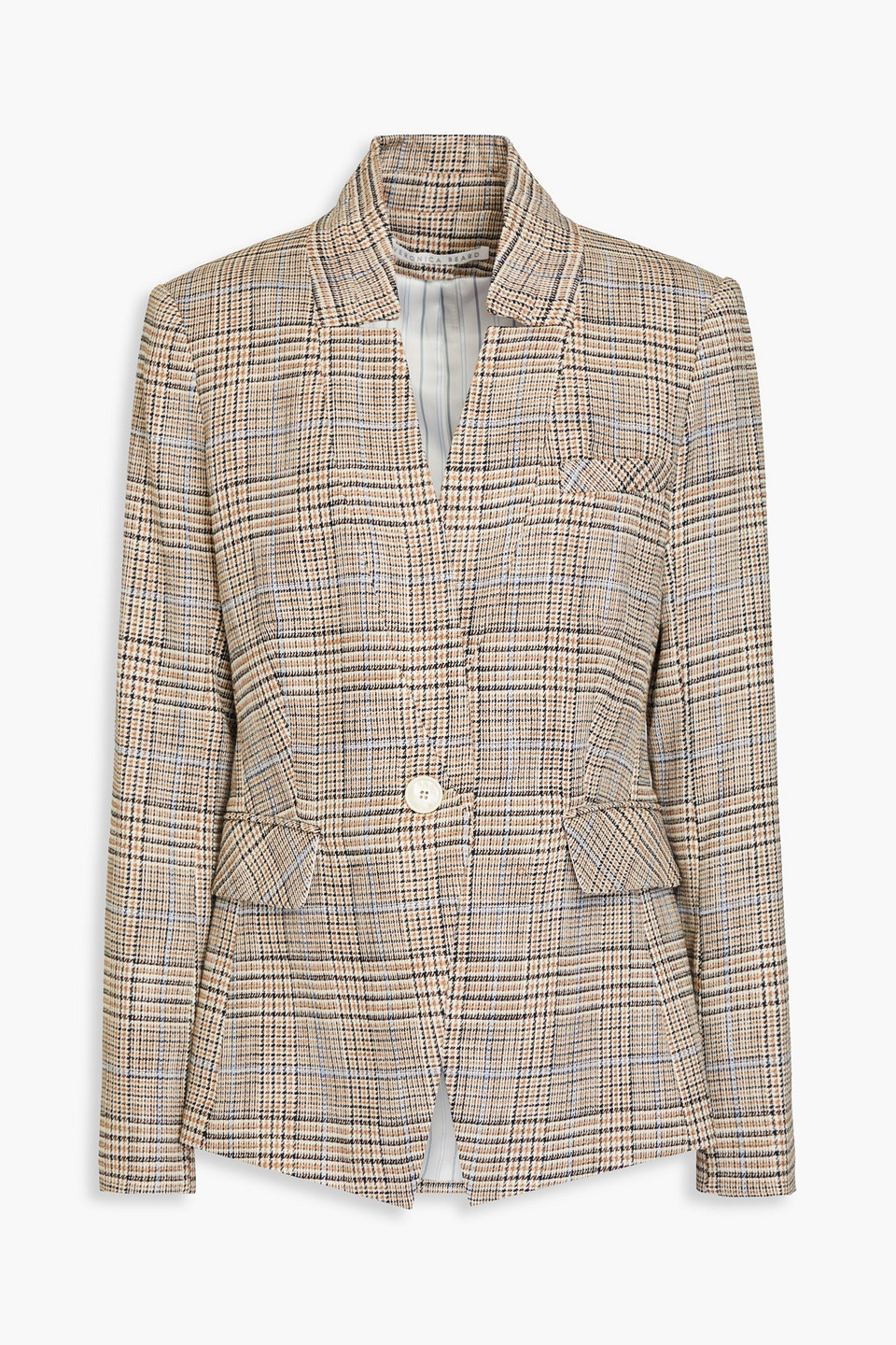 Veronica Beard Orchid Tweed Blazer In Grey