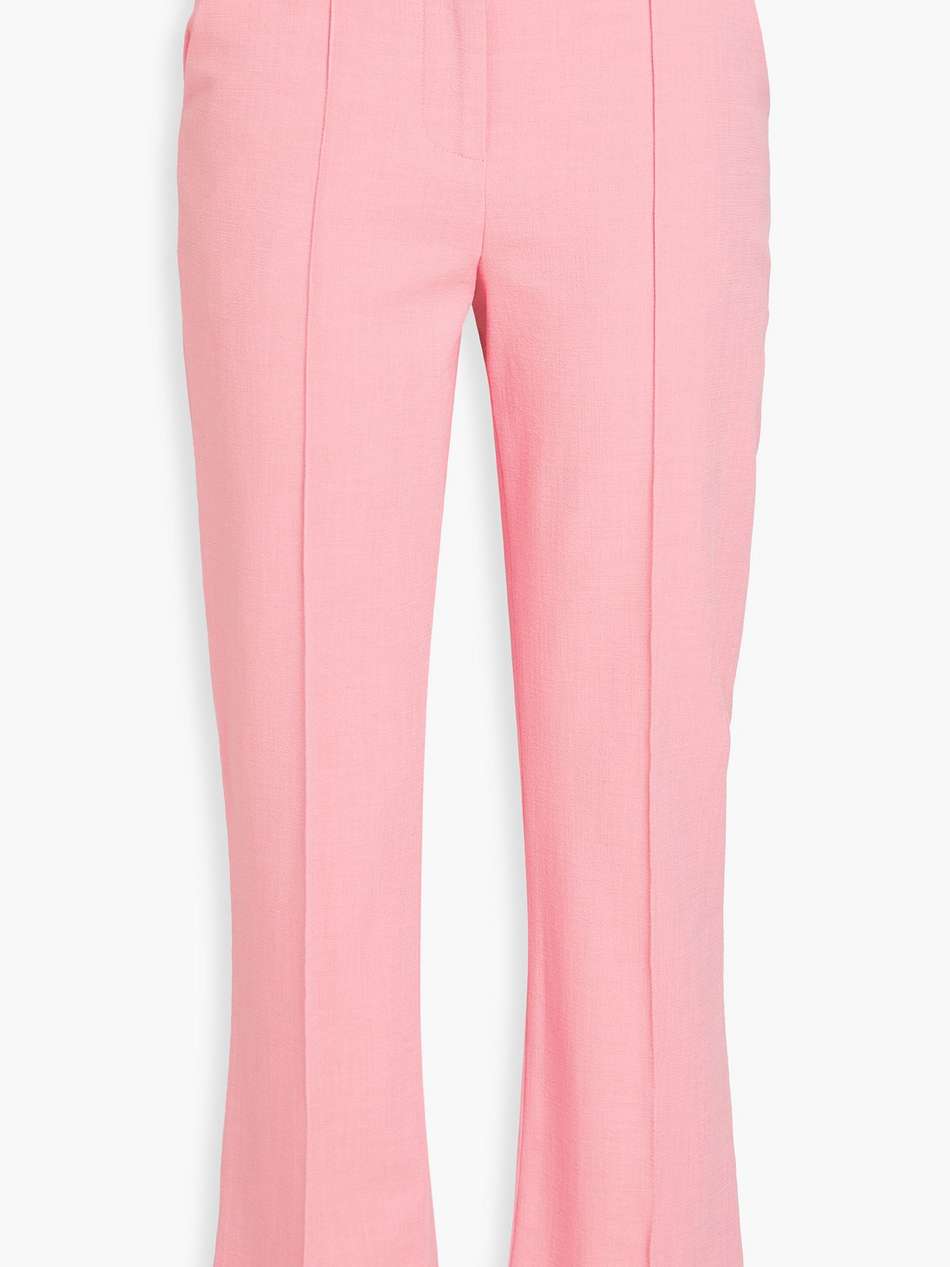 kean tweed kick-flare pants