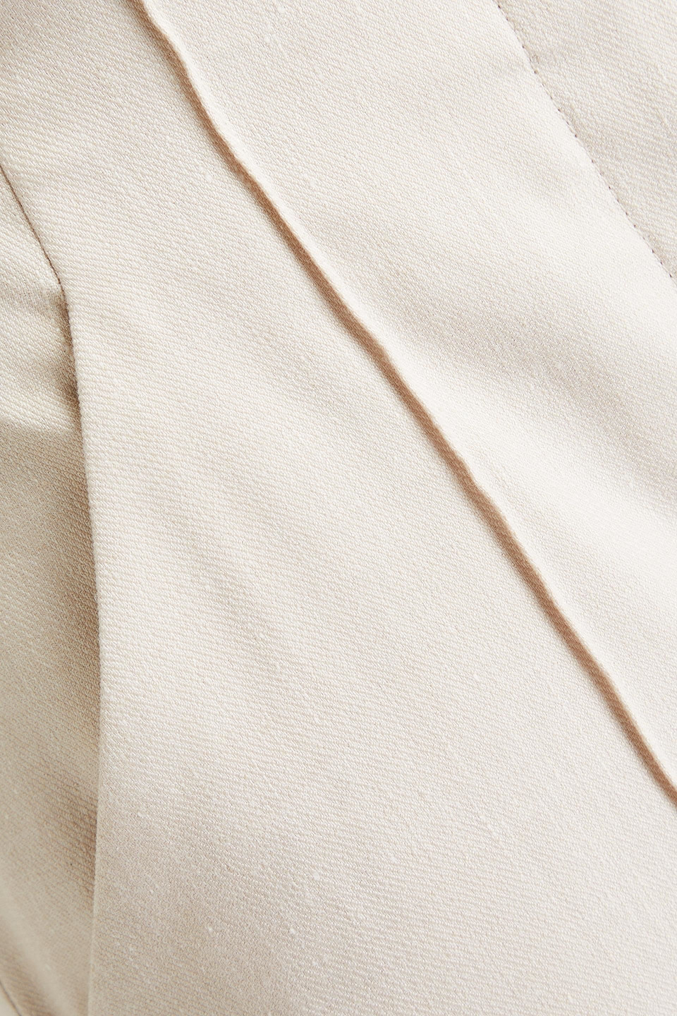 Veronica Beard Komi Linen-blend Twill Flared Pants In Beige
