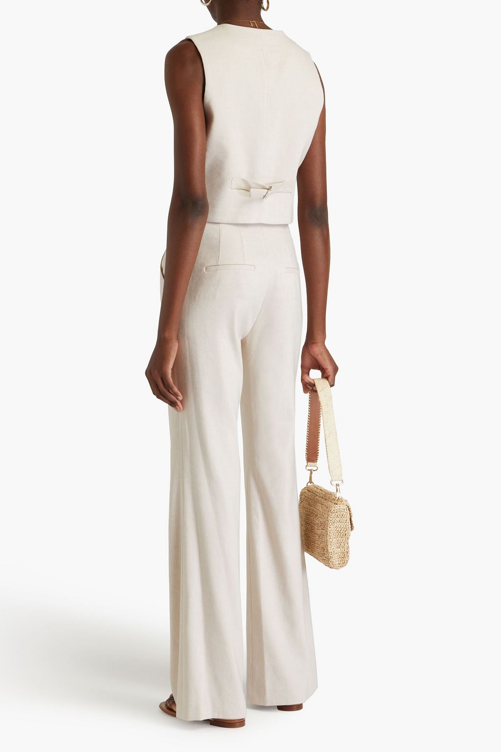 VERONICA BEARD Komi twill flared pants